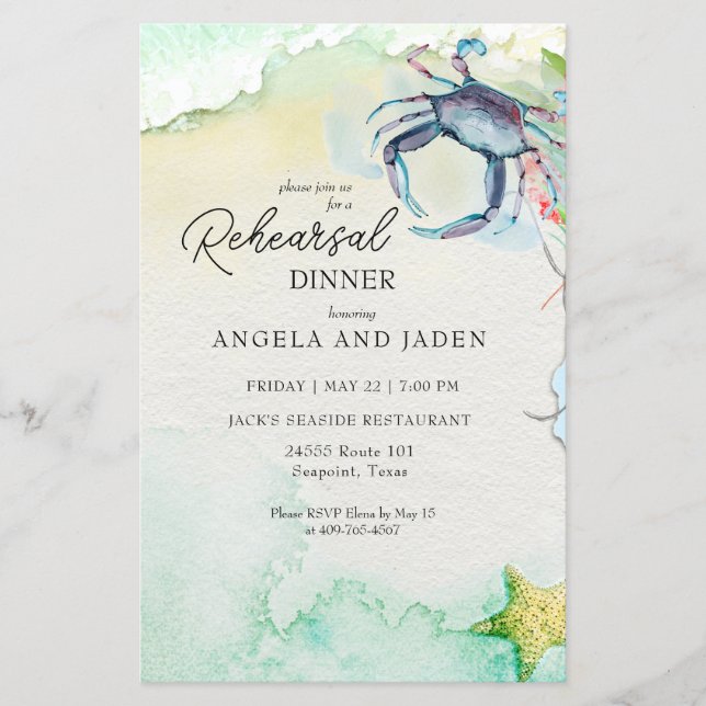 Budget Seaside Maryland Crab Probe Dinner (Vorderseite)