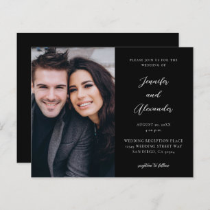 Budget Side Foto Mod El Calligraphy Wedding Black