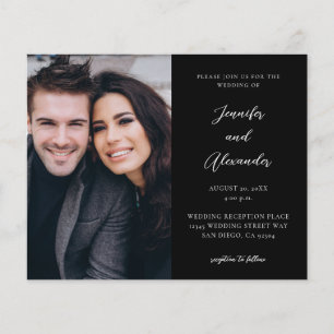 Budget Side Foto Mod El Calligraphy Wedding Black Flyer