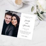 Budget Side Foto Mod Elegant Calligrafy Wedding Flyer<br><div class="desc">****** PAPIER IST DÜNN. AKTUALISIEREN SIE EIN BILDERPAPIER. ES SIND KEINE ENVELOPEN ENTHALTEN. FÜR KARTENLAGER, THICKERKARTEN, KARO DEN LINK UNTEN AUS. KARTENBESTAND, THICKERKARTEN HABEN EINE OPTION FÜR ENVELOPES ODER INKLUSIVE SIE******* Siehe auch die Sammlung für eine größere Budget-Version. Keine Umschläge, Flyer-Version. Rett Geld auf formelle Einladungen mit dieser Flyer-Einladung. Holen...</div>