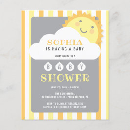 Budget Sie sind meine Sonnenschein-Baby-Dusche Ein