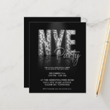Budget Silver Disco Glitzer Silvester Party