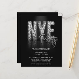 Budget Silver Disco Glitzer Silvester Party