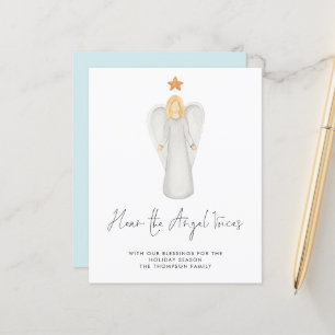 Budget Simple Angel Star Kriday Card