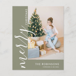 Budget Simple Modern Foto Frohe Weihnachten