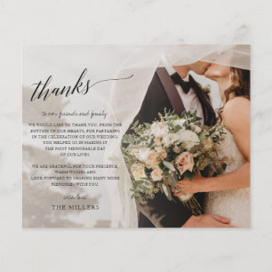 Budget Simple Script Handwriting Foto Vielen Dank