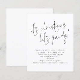 Budget Simple Script Sein Weihnachten Lasse Party
