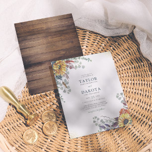 Budget Sonnenblumen & Eukalyptus Grüne Hochzeit