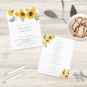 Budget Sonnenblumen Itinerary Weekend Hen Do Einla