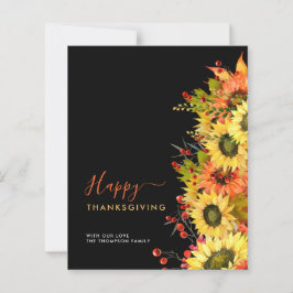 Budget Sonnenblumen Name Black Happy Thanksgiving