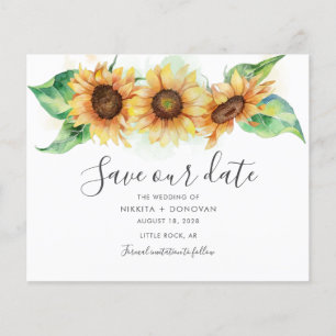 Budget Sonnenblumenwasser Hochzeit speichern Datum