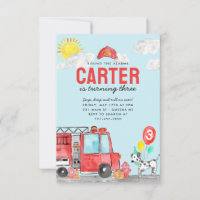 Budget Sound Alarm LKW Feuerwehrmann Geburtstag