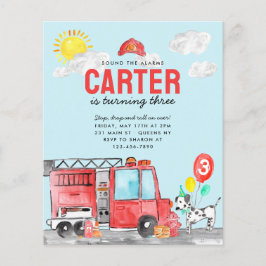 Budget Sound the Alarm Fire Truck Feuermann Geburt