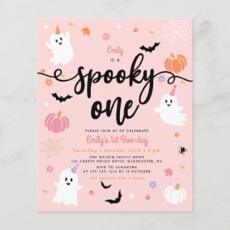 Budget Spooky Ein Halloween Ghost ersten Geburtsta