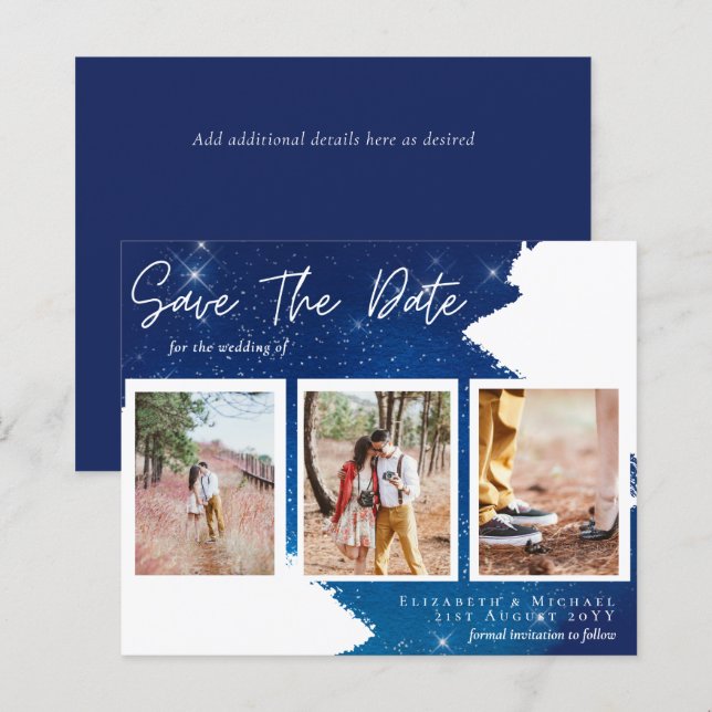 BUDGET Starry Night Verlobung Foto RETT (Vorne/Hinten)