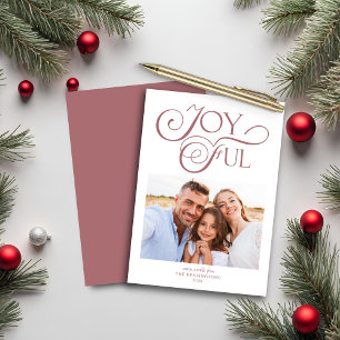 Budget Staubige Rose Gold Fröhliche Weihnachtsfoto