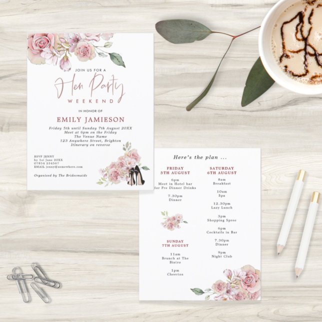 Budget Stiletto Weekend Itinerary Hen Party Einlad (Von Creator hochgeladen)