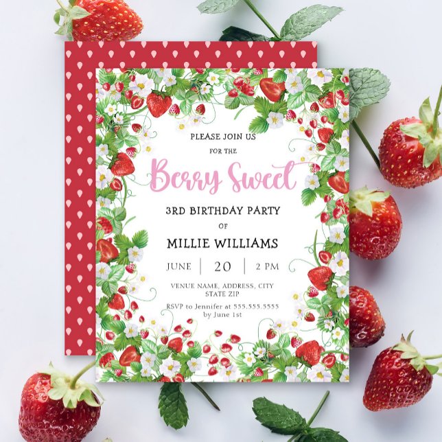 Budget Strawberry Birthday Party (Von Creator hochgeladen)
