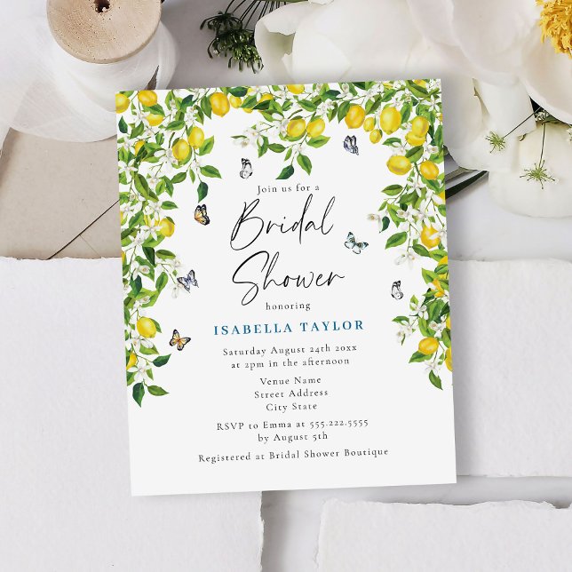 Budget Summer Citrus Lemon Brautparty (Von Creator hochgeladen)