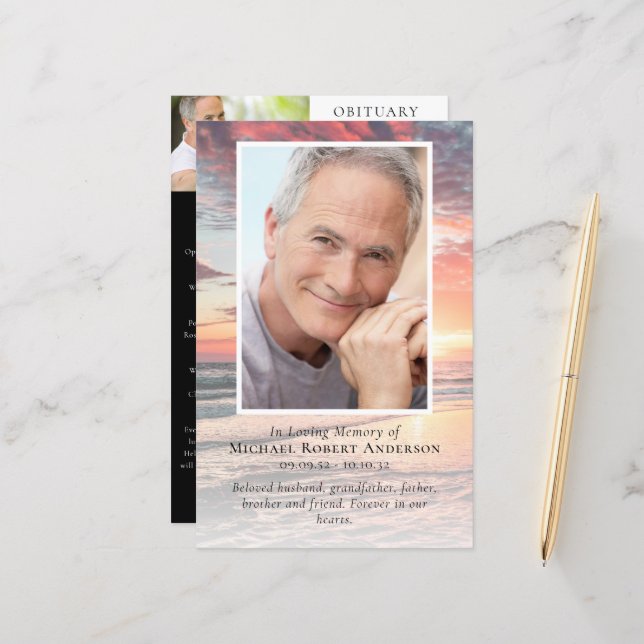 BUDGET Sunset Foto Membership Service Programm (Vorderseite/Rückseite Beispiel)