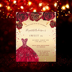 Budget Sweet 16 Goldkleidung für Glitzer