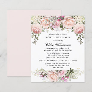 Budget Sweet 16 Party Blush Pink Blumenladen