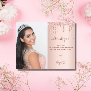 Budget Sweet 16 Rose Schwarz Foto QR-Code vielen D