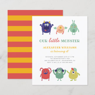 Budget Sweet Colorful Kleines Monster Kindergeburt