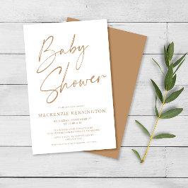 Budget Tan Earth Tones Script Baby Shooting FLYER