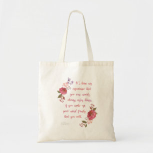 Budget-Taschen-Tasche mit Anne-Zitat Tragetasche