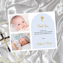 Budget Taufe Foto Zwillinge Jungen danke Ihnen Kar