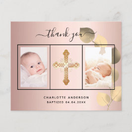 Budget Taufe Rose Eukalyptus Foto vielen Dank