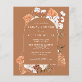 Budget Terracotta Arch Bridal Dusche Einladung