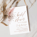 Budget Terracotta Boho Pampas Grass Brautparty Flyer<br><div class="desc">Budget Minimalistisch Blush Pink - Burnt Orange - Terracotta - Coriander Elegant und Modern Boho Pampas Grass Blumenschrift Brautparty für Herbst-,  Winter-,  Frühlings- oder Sommereinladungen - beinhaltet schöne und elegante Schriftzeichen Typografie für die besondere Braut zu sein vor Hochzeiten.</div>