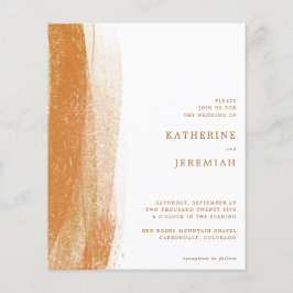 BUDGET Terracotta Rust Gold Foil Boho Hochzeit