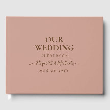 BUDGET Terrakotta-Monochrom-Hochzeit