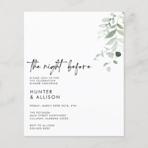 BUDGET The Night Before Invasion Flyer