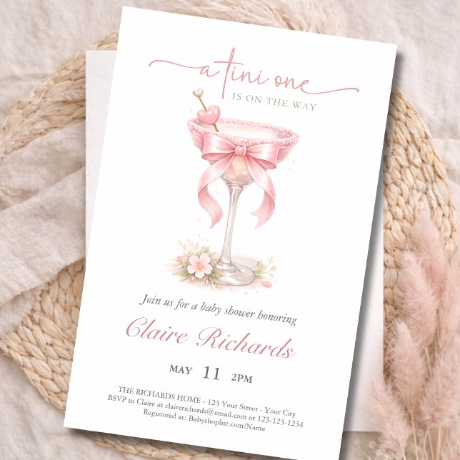 Budget Tini One Is On The Way Baby Girl Shower  Flyer (Von Creator hochgeladen)