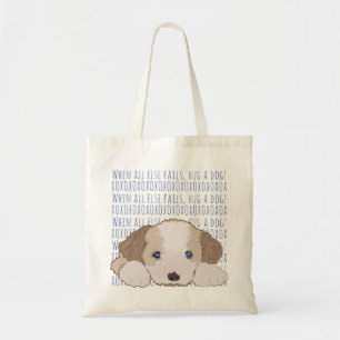 Budget Tote Beutel Umarmung Hund MURRY BABY Tragetasche