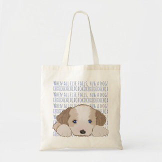 Budget Tote Beutel Umarmung Hund MURRY BABY Tragetasche
