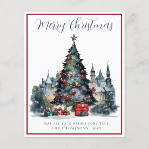 Budget Traditionelle Weihnachtskarte