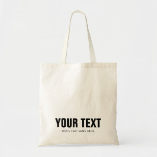 Budget-Tragetaschen Benutzerdefiniert Text Logo Hi Tragetasche