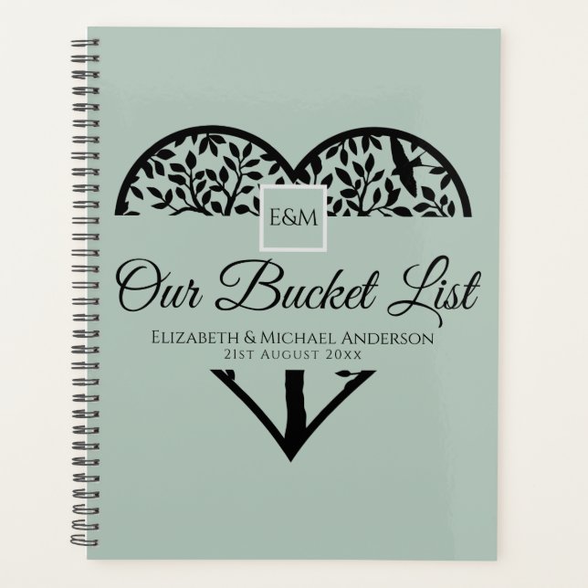 BUDGET Tree of Life Couples BUCKET LIST Sake Planer (Vorderseite)