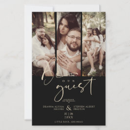 Budget Trendy Modern 3 Wedding Collage Fotos