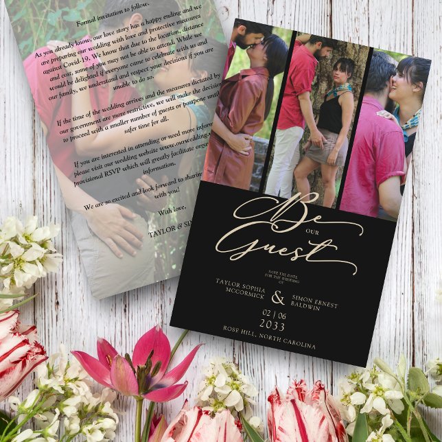 Budget Trendy Modern 4 Wedding Collage Fotos (Von Creator hochgeladen)