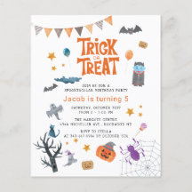 Budget Trick oder Treat Halloween Geburtstagsparty