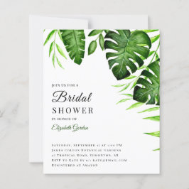 Budget Tropical Brautparty Jungle Script Modern