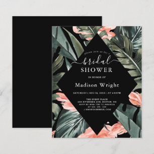 Budget Tropical Palm Black Brautparty