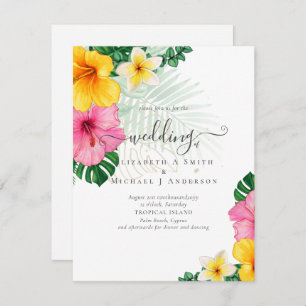 BUDGET Tropical Paradise Beach Wedding Florals