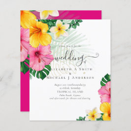 BUDGET Tropical Paradise Beach Wedding Florals